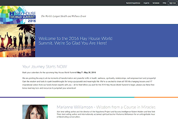 Hay House World Summit Screenshot